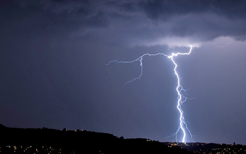 Lightning strike