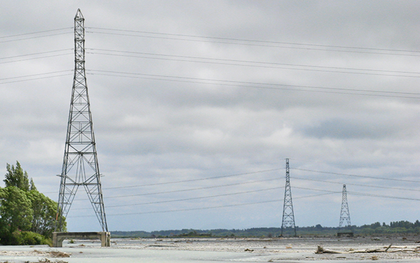 Electricity pylons